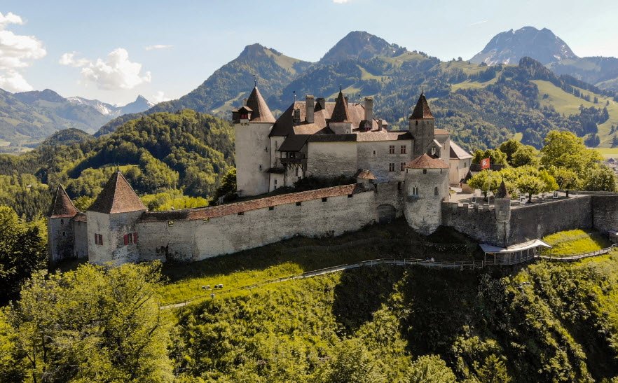 Saint-Germain Castle, Gruyères, Switzerland, Switzerland